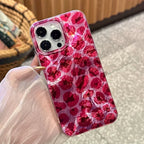 Pink Leopard Print iPhone Case
