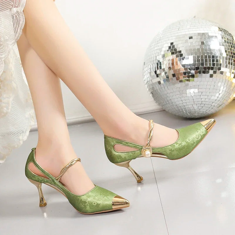 Serenity Pearl Heels