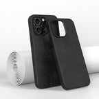 Denim Texture iPhone Case with Soft Bumper Edge and Camera Lens Guard