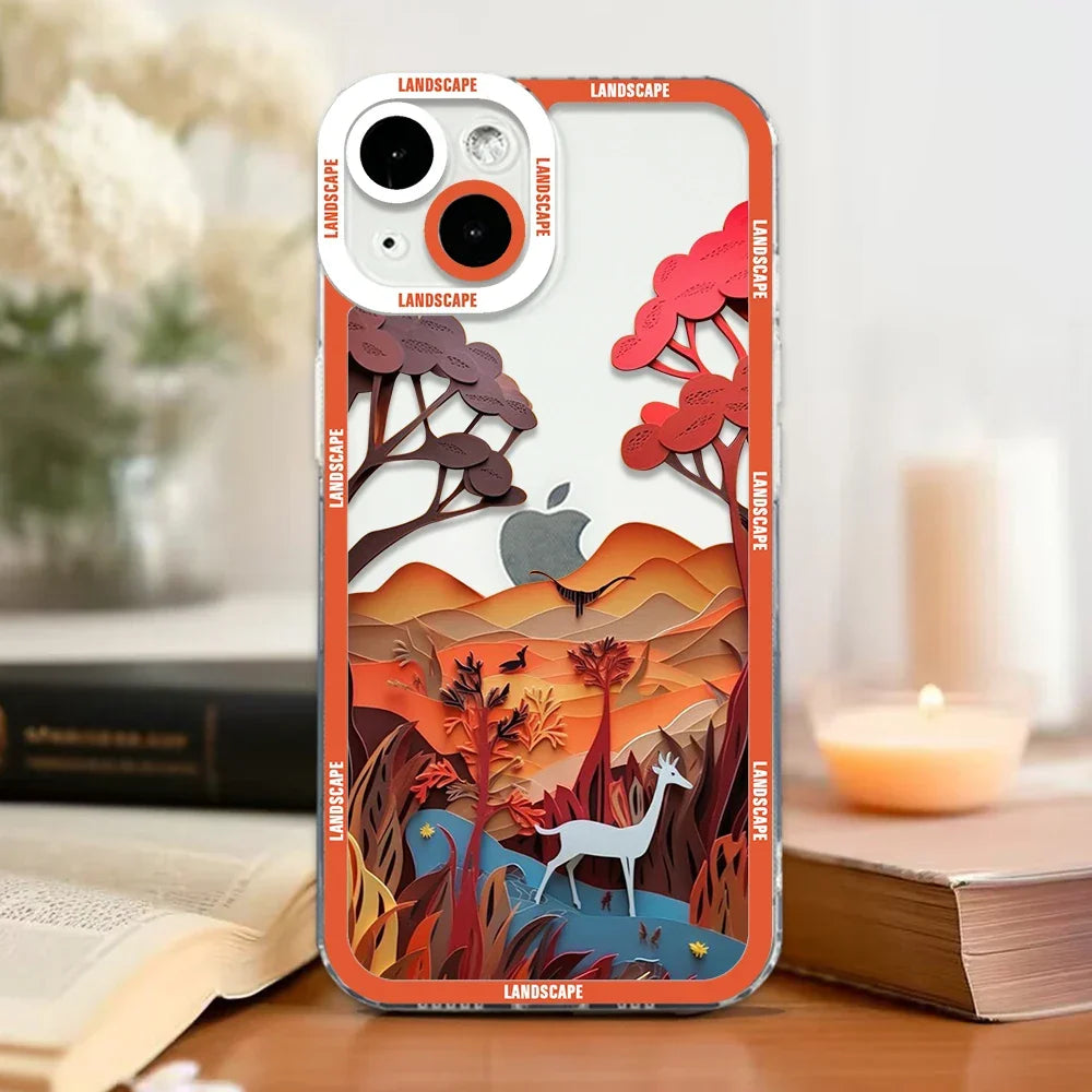 Vintage Eastern Scenery iPhone Case