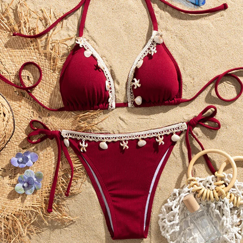 Coral Kiss Bikini Set