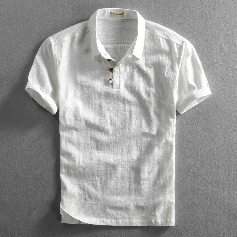 Minimal Linen Polo