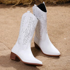 Sierra Western Leather Cowgirl Boots