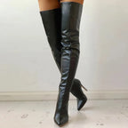 Elisa Over The Knee Leather Boots