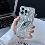 Dragon Eye iPhone Case with Swirl Texture and Camera Lens Guard Shockproof Cover