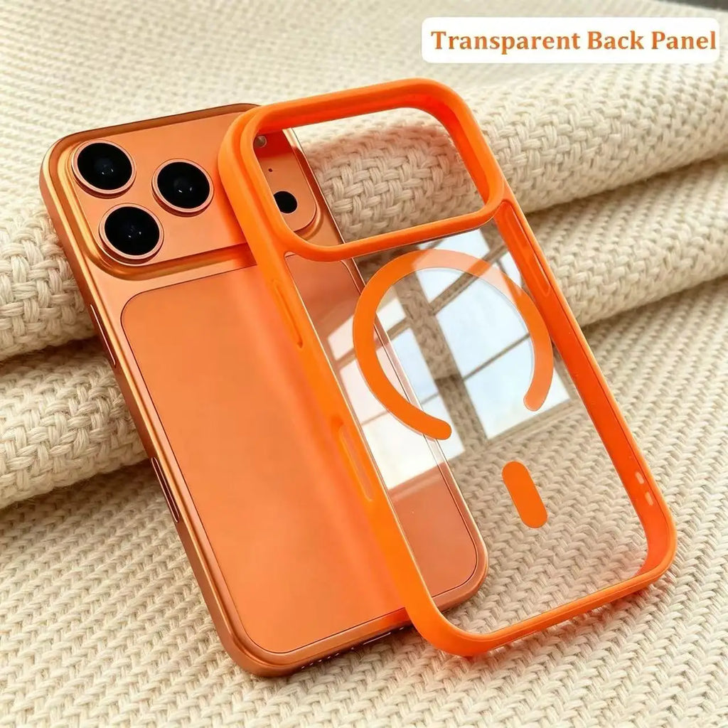 Transparent MagSafe iPhone Case With Soft Bumper