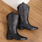 Sierra Western Leather Cowgirl Boots