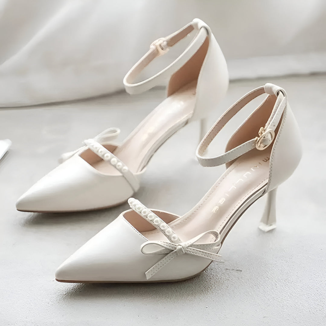 Celestia Bow Strap Heels