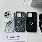 Dragon Eye iPhone Case with Swirl Texture and Camera Lens Guard Shockproof Cover
