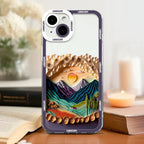Fantasy Scenery Illustration Clear iPhone Case