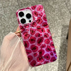 Pink Leopard Print iPhone Case