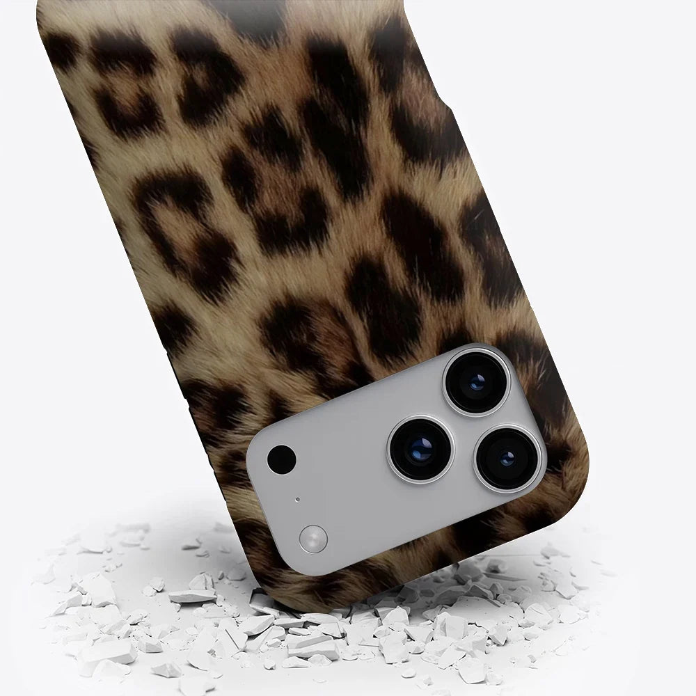 Leopard Pattern Hard Shell iPhone Case