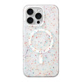 Speckled Magsafe Silicone iPhone Case with Soft Touch Finish & Camera Lens Protection