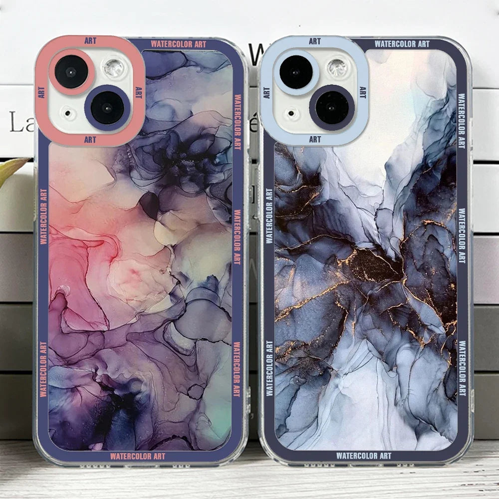 Abstract Watercolor Art iPhone Case