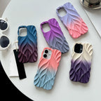 Wave Texture Gradient iPhone Case