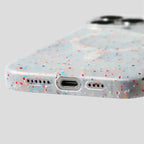 Speckled Magsafe Silicone iPhone Case with Soft Touch Finish & Camera Lens Protection