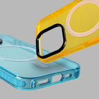 Clear Tinted MagSafe iPhone Case with Soft Bumper and Full Camera Protection