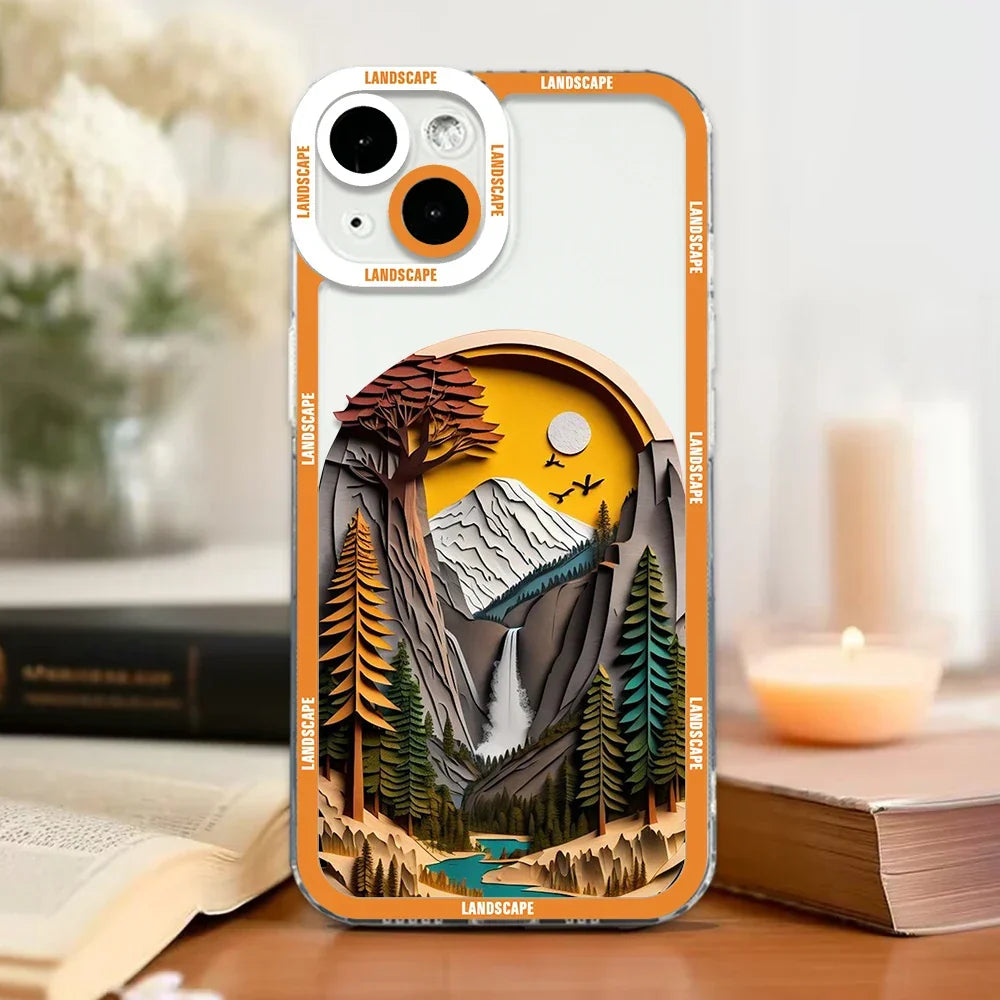 Vintage Eastern Scenery iPhone Case