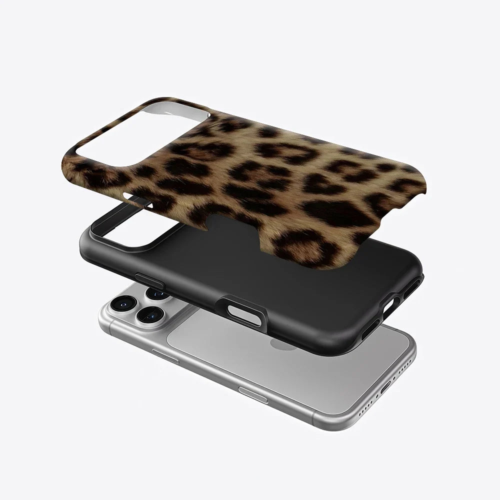 Leopard Pattern Hard Shell iPhone Case