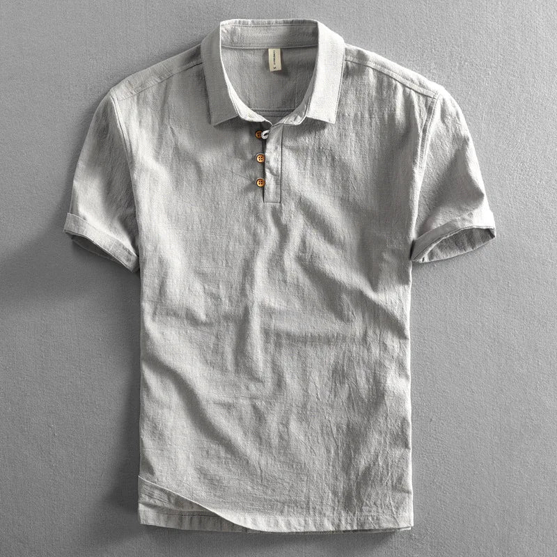 Minimal Linen Polo