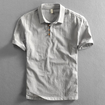 Minimal Linen Polo