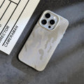 Camo Pattern iPhone Case with Metal Style Camera Frame and Lens Guard