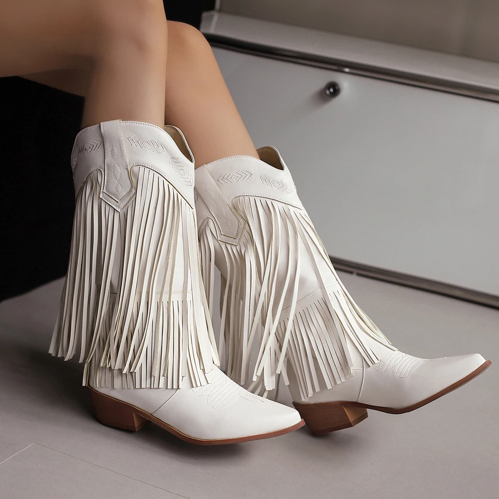 Carris Suede Leather Western Cowgirl Boots