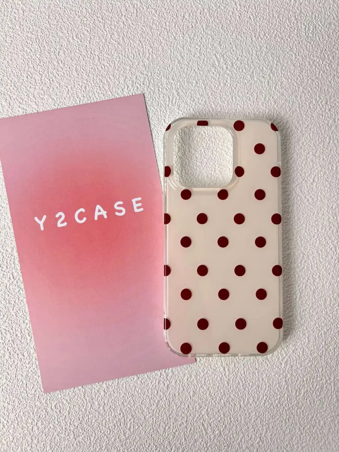Classic Dot Pattern iPhone Case Clear
