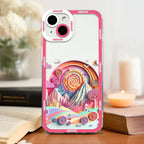 Fantasy Scenery Illustration Clear iPhone Case