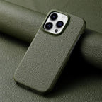 Leather Texture iPhone Case Soft Touch Anti Scratch Protective Cover