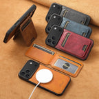 Leather MagSafe iPhone Case With Detachable Wallet