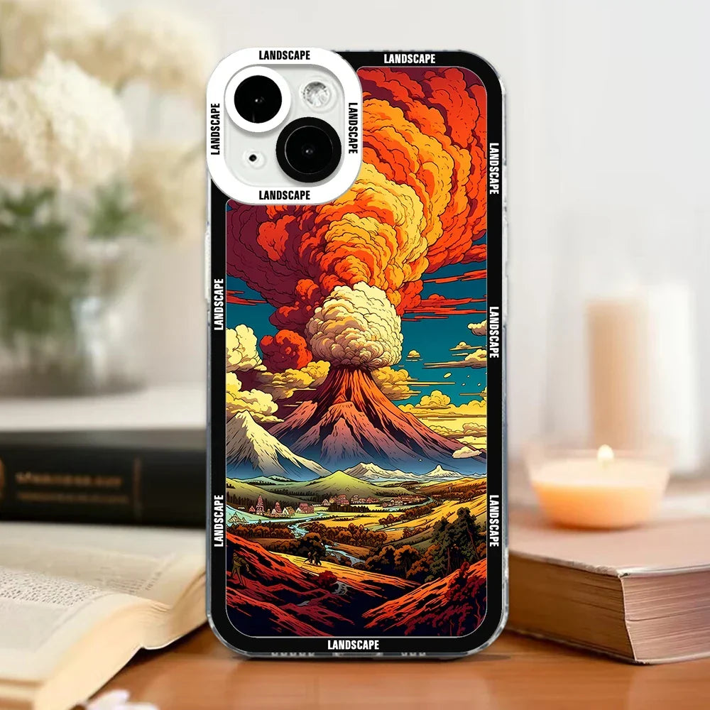 Japanese Landscape Art iPhone Case