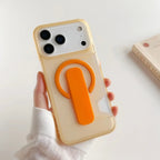 Translucent MagSafe iPhone Case With Grip Stand