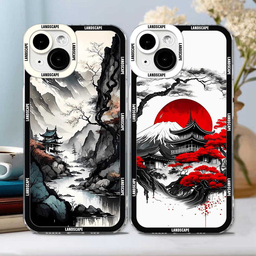 Japanese Ink Painting iPhone Case