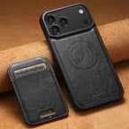 Leather MagSafe iPhone Case With Detachable Wallet