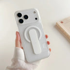 Translucent MagSafe iPhone Case With Grip Stand