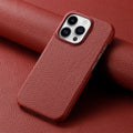 Leather Texture iPhone Case Soft Touch Anti Scratch Protective Cover
