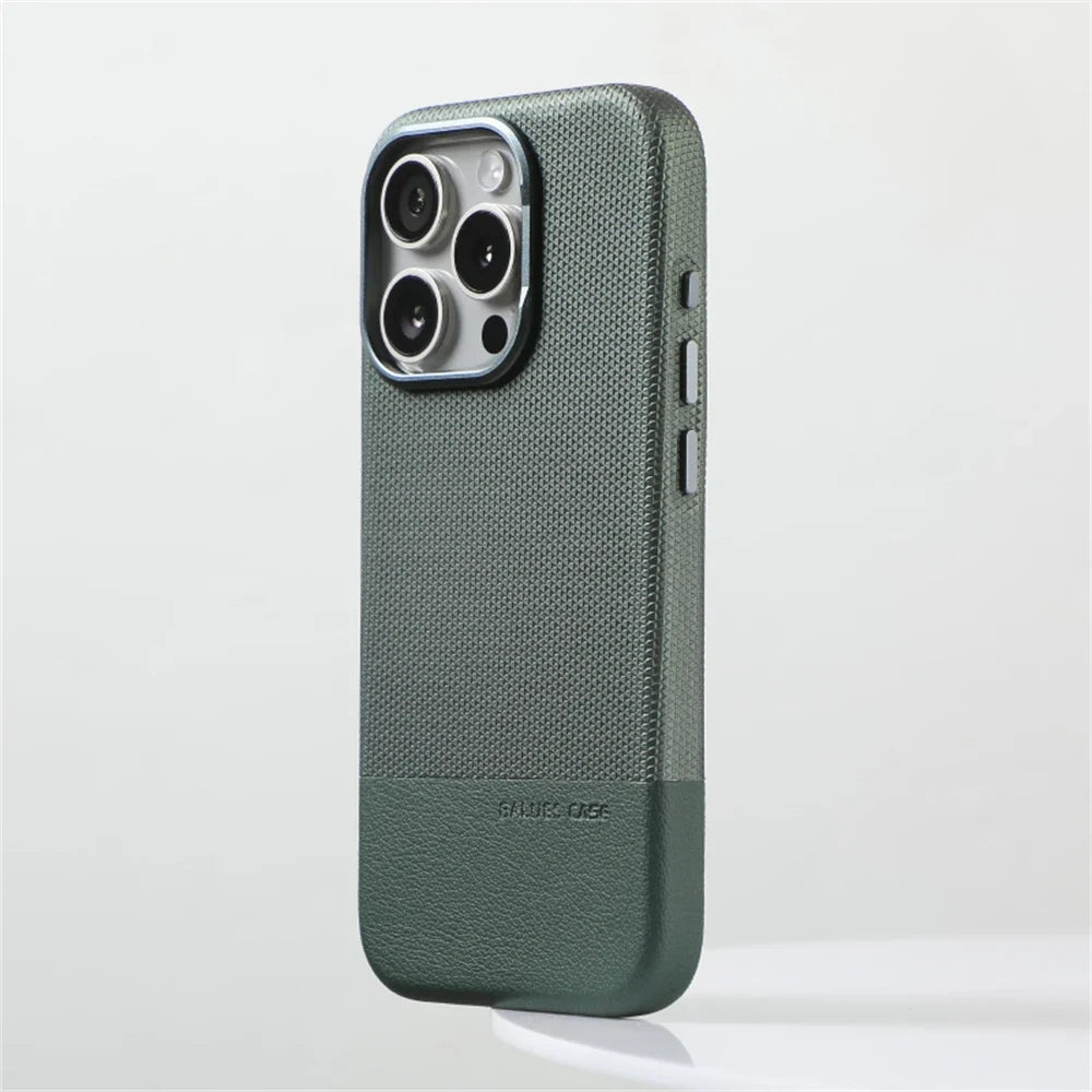 Two-Tone Leather iPhone Case