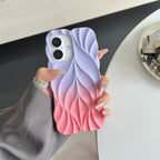 Wave Texture Gradient iPhone Case