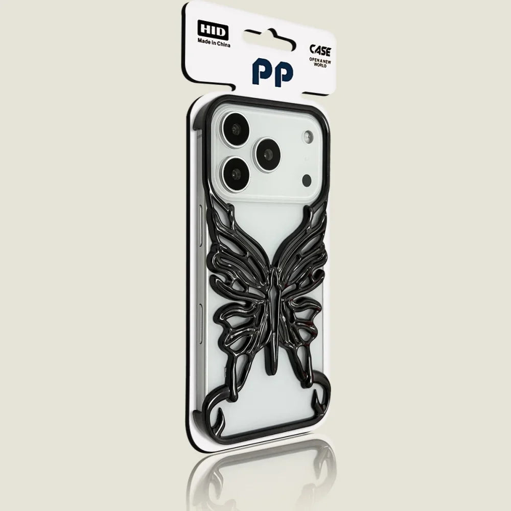Butterfly Metal Bumper iPhone Case