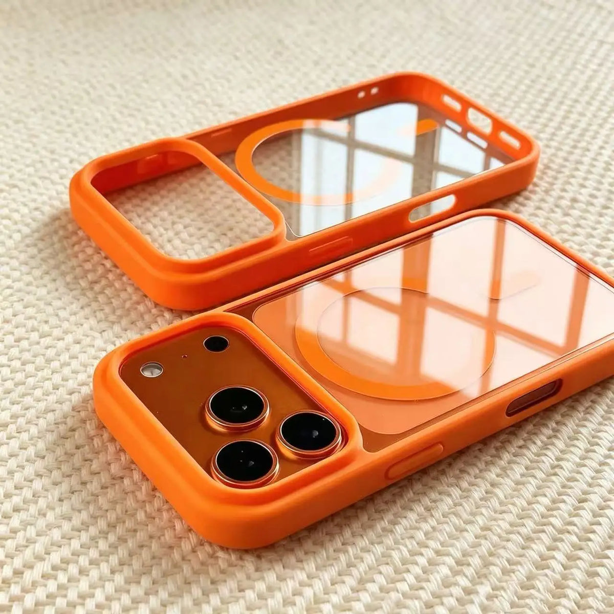 Transparent MagSafe iPhone Case With Soft Bumper