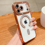 Glitter Diamond MagSafe iPhone Case Clear