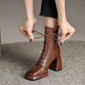 Melissa Lace-Up Ankle Boots