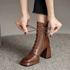 Melissa Lace-Up Ankle Boots