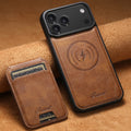 Leather MagSafe iPhone Case With Detachable Wallet