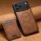 Leather MagSafe iPhone Case With Detachable Wallet