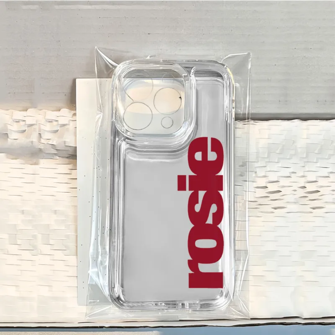 Transparent Rosie iPhone Case