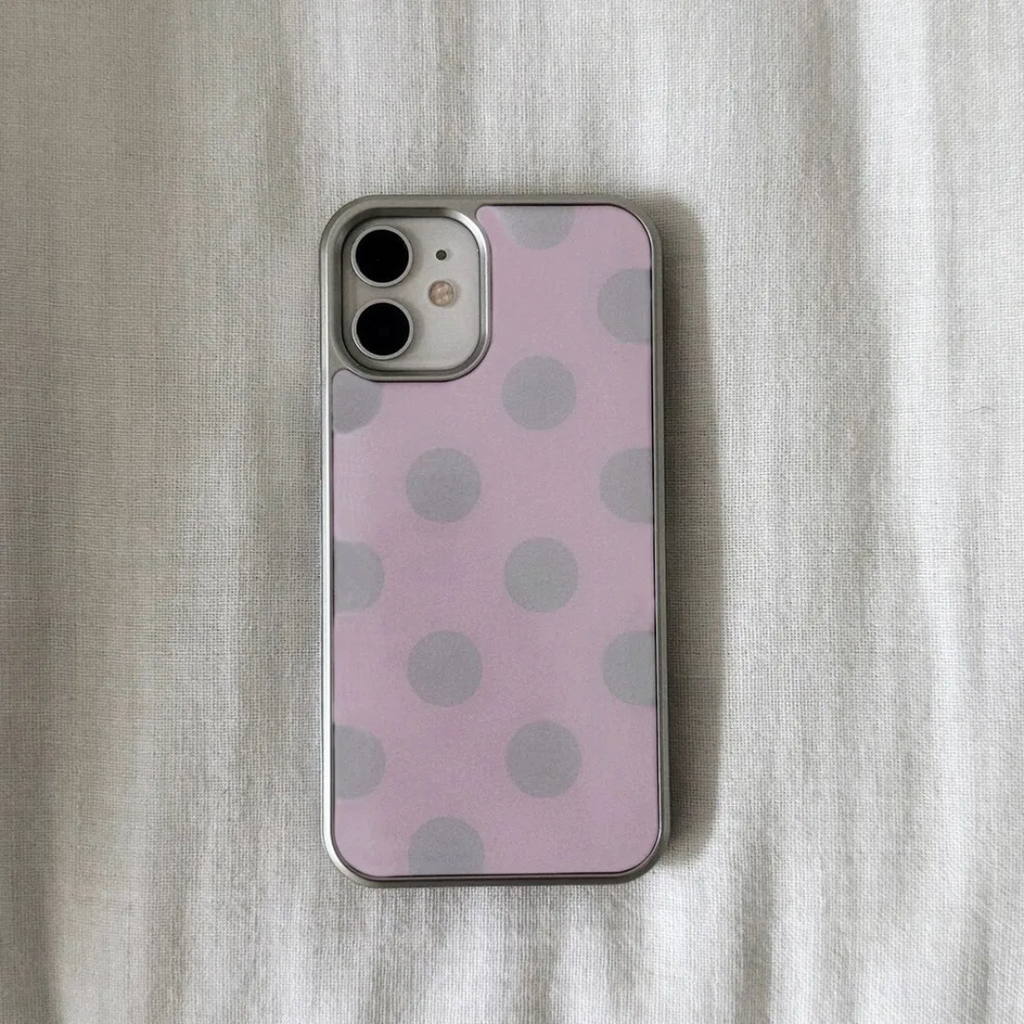 Big Polka Dot Metal iPhone Case
