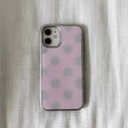 Big Polka Dot Metal iPhone Case