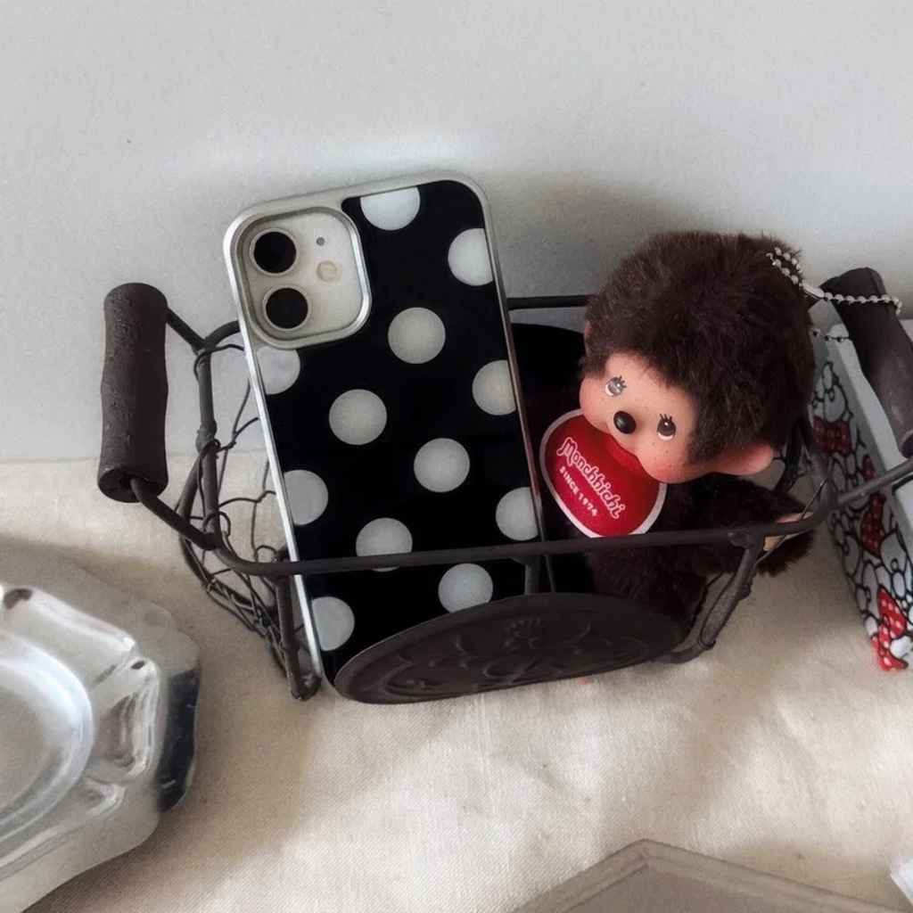 Big Polka Dot Metal iPhone Case